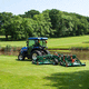 landscaping rotary cutter / rear-mount / PTO-driven / with roller conditioner