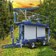 orchard harvest trolley / self-propelled / adjustable-height