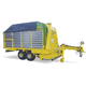 cutter wagon / dump / mounted / 2-axle