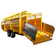 cattle trailer / 2-axle / with swing doors