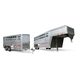 cattle livestock trailer / for horses / tandem axle