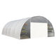 monotunnel greenhouse / commercial production / plastic / temporary