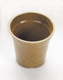 rice paper pot / round / brown / biodegradable