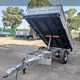 dump trailer / tipping / single-axle / agricultural