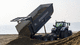 tipping trailer / mounted / 3-axle / agricultural