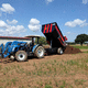 tipping trailer / mounted / single-axle / agricultural