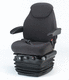 seat with pneumatic suspension