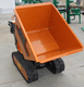 front-loading mini dumper / crawler