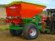 trailed fertilizer applicator / solid / centrifugal / double-disc