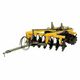 trailed disc harrow / 2-section / offset