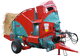 towed straw blower / mounted / bedding / for round bales