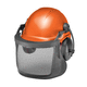forestry helmet / with face protection / protective
