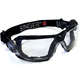 UV safety glasses / foam / polycarbonate / with anti-fog coating