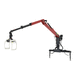 truck-mounted forestry crane / knuckle boom