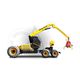 rubber-tired forestry harvester / with crane / 4x4