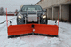 V-shaped snow plow / with hydraulic adjustment