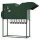 aerodynamic crop cleaning machine / nuts / pea / bean