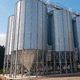 hopper bottom silo / for grain / metal / hopper