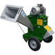 towed wood chipper / with combustion engine