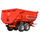 dump trailer / tipping / mounted / 2-axle