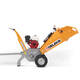 towed wood chipper / gasoline engine