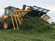 silage fork / with hydraulic adjustment / for loaders