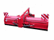 straight snowplow blade / with hydraulic adjustment / on 3-point tractor front linkage / with rubber scraper