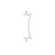 anchor hook / metal / double