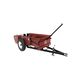 towed manure spreader / horizontals beaters / single-axle