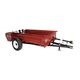 towed manure spreader / horizontals beaters / single-axle