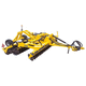 towed disc harrow / 3-section / offset / with hydraulic adjustment