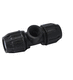 straight irrigation fitting / threaded / PVC / polyethylene
