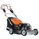 push lawn-mower / gasoline / self-propelled / collecting