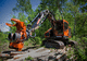 tracked forestry harvester