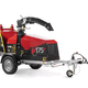 towed wood chipper / diesel engine / gasoline engine / electric