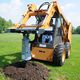hydraulic earth auger