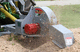 tractor-mounted stump grinder / PTO-driven