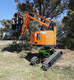 tree pruning aerial platform / tracked / articulated / self-propelled