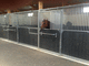 livestock gate / stable / for horses / sliding