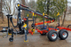 trailer-mounted forestry crane / knuckle boom