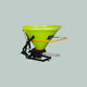 3-point hitch fertilizer spreader / dry / centrifugal