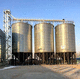 grain silo / for food products / galvanised steel / cone-bottom