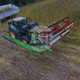 hemp harvester machine / tractor-mounted