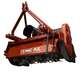 poultry litter rotary tiller / horizontal-axis