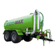 tandem axle slurry tanker / vacuum / towed