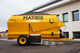 vertical mixing wagon / towed / side discharge / 2-auger