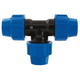 threaded compression irrigation fitting / polypropylene / male / female
