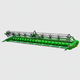 drum threshing combine harvester / sunflower