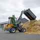 rubber-tired loader / compact / electric / telescopic
