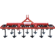mounted field cultivator / soil loosening / 3-point hitch / for seedbed preparation